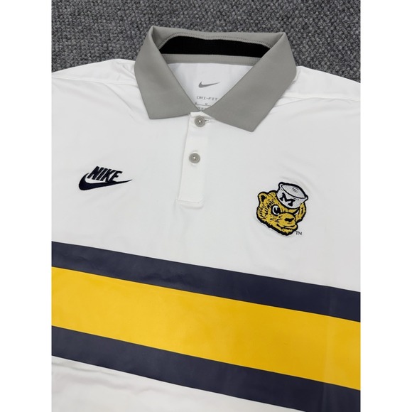 Nike Other - Michigan Wolverines Men's Medium Nike Legacy Logo Vapor Dri-FIT Polo Shirt - New